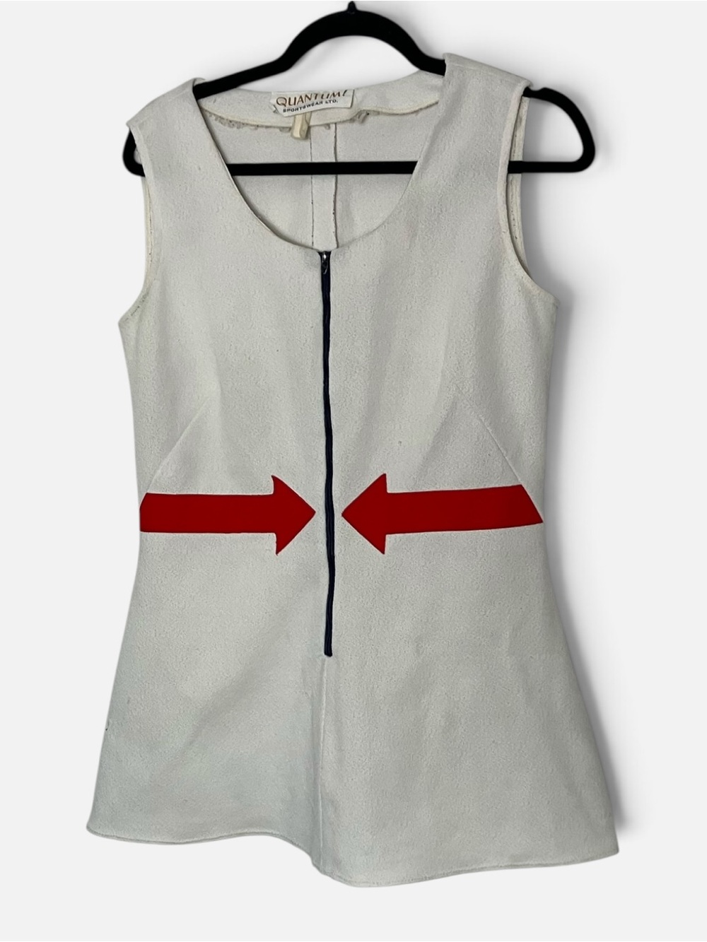 Vintage 60s Micro Mini Dress Mod Arrows Medium Large